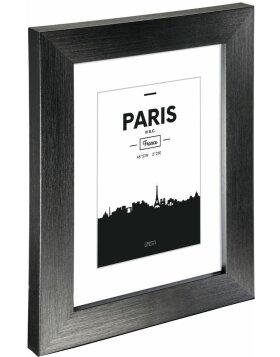 Kunststof lijst Parijs, zwart, 13 x 18 cm