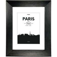 Marco de plástico París, Negro, 15 x 20 cm