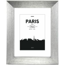 Cadre plastique Paris, argent, 10 x 15 cm