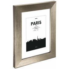Marco de plástico París, acero, 15 x 20 cm