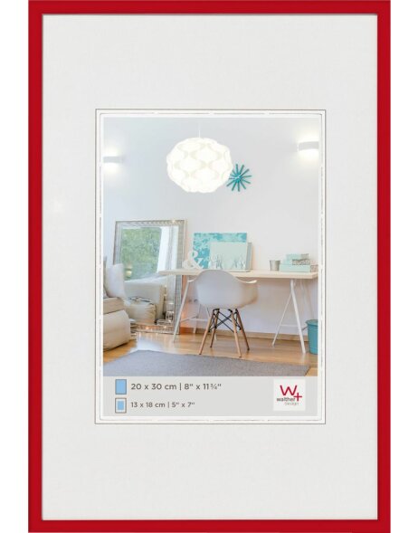 Walther Plastic Frame New Lifestyle 50x60 cm red