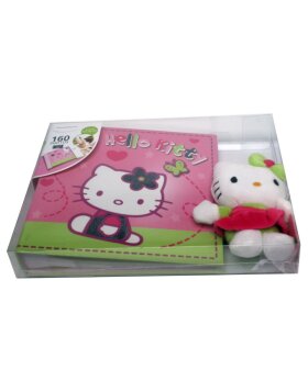 Hello Kitty slip-in album with cuddly toy