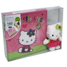 Hello Kitty Einsteckalbum mit Cuddly Toy