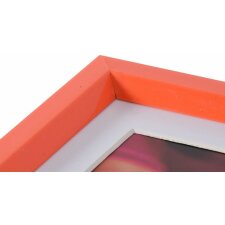 Kunststoff-Rahmen FRESH-COLOUR 13x18 cm orange