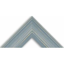 Cadre en bois H470 bleu 13x13 cm verre acrylique