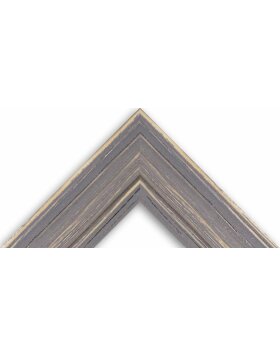 Cornice in legno H470 grigio 20x20 cm cornice vuota