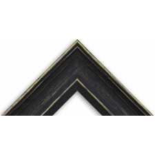 Marco de madera H470 negro 20x60 cm cristal normal