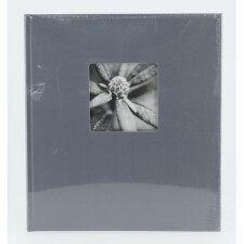 Hama Fotoalbum Fine Art grau 29x32 cm 50 weiße Seiten