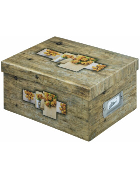 Rustico Storage Box, 17 x 22 x 11 cm, orange