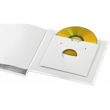 Memo-Album La Fleur, für 200 Fotos im Format 10x15 cm, Weiß