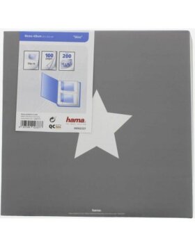 Hama slip-in album Skies 200 pictures 10x15 cm grey