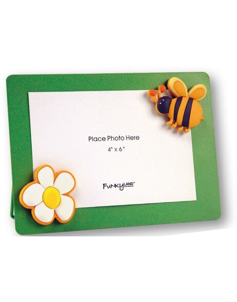 Magnetic board bumble bee for picture size 13x18 cm