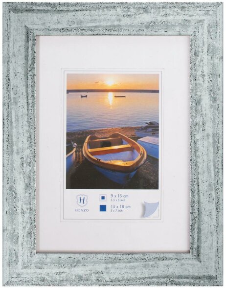 plastic frame Galeria 30x45 cm - blue-grey