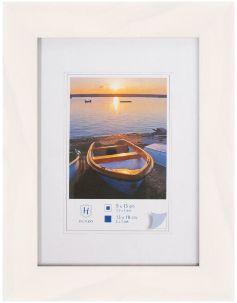 Natura picture frame white 6&quot;x8&quot;
