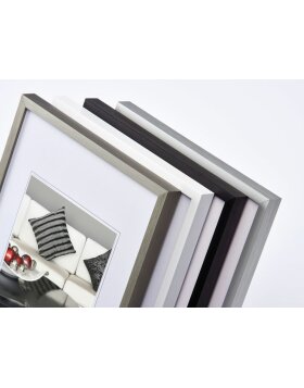 Stoel aluminium frame 50x60 cm wit