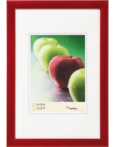 Marco de madera Manzana 60x80 cm rojo