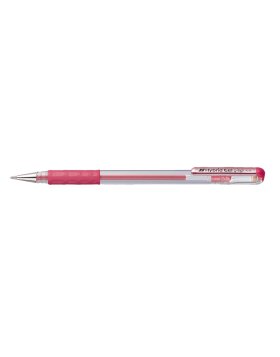 Metaliczny długopis żelowy Hybrid Gel Grip 0,4 mm czerwony
