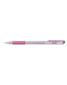 Penna gel metallizzata Hybrid Gel Grip 0,4 mm rosa