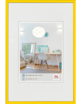 New Lifestyle plastic frame 60x80 cm yellow