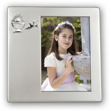 Communion silver frame 9x13 cm
