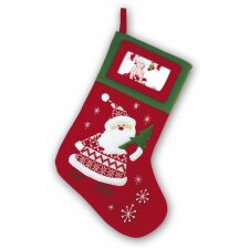 Chaussette de Noël 45 cm avec cadre