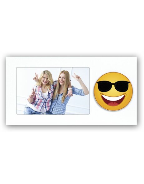 Emoji 3 photo frame 10x15 cm