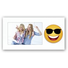 Emoji 3 photo frame 10x15 cm