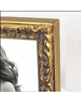 wooden picture frame VARNA gold 13x18 cm