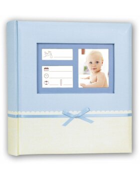 Baby album Denise 24 x 24 cm blue