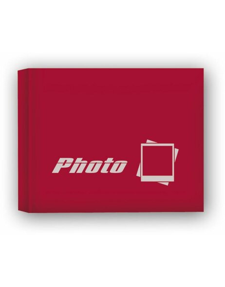 Insta Mini Einsteckalbum 40 Fotos 5,3x8,5 cm rot