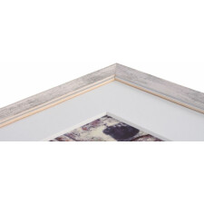 wooden frame Aimee white 10x15 cm