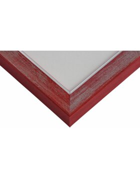 Cornice Aimee in legno rosso 13x18 cm