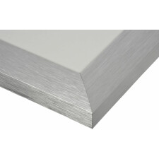 Luzern aluminium frame 60x80 cm silver