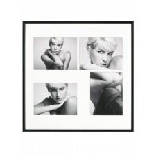 Galeria gallery frame for 4 pictures 6"x8" black