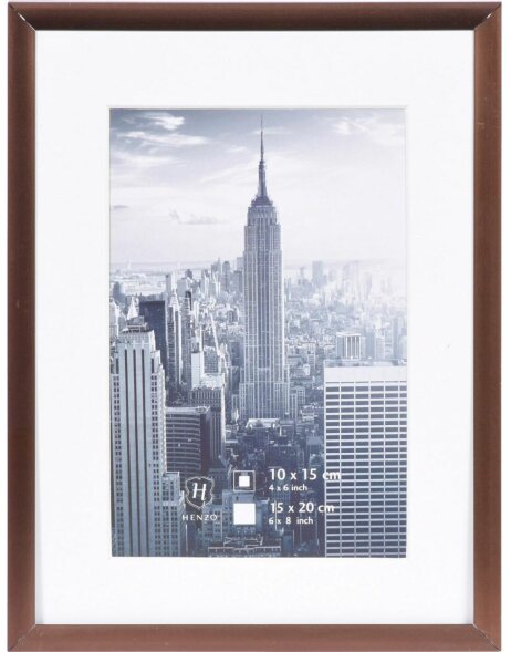Henzo alu frame Manhattan 15x20 cm bronze