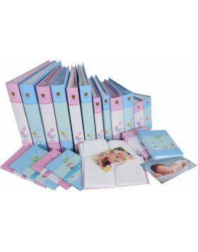 Henzo Babyalbum Baby Moments bleu 28x30,5 cm 60 pages blanches