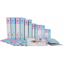 Henzo Babyalbum Baby Moments rosa 28x30,5 cm 60 weiße Seiten