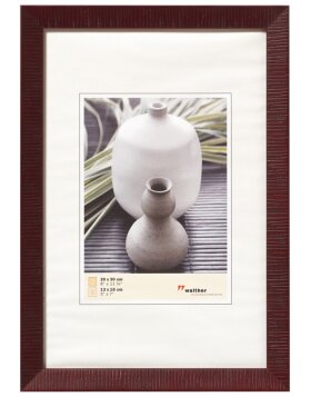 Lijst hout vaso 10x15 cm aubergine