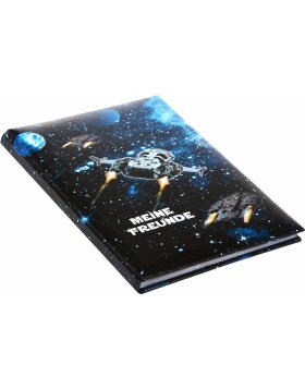 Goldbook livre damis vaisseau spatial 15x21 cm 72 pages