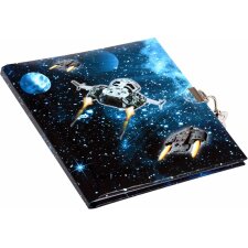 Goldbuch diario nave espacial 16,5x16,5 cm 96 páginas blancas