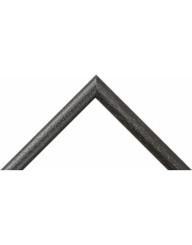 Cornice di legno H003 Vetro antiriflesso 10x30 cm nero