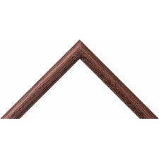 Rama drewniana H003 szkło antyrefleksyjne 30x60 cm mahoń