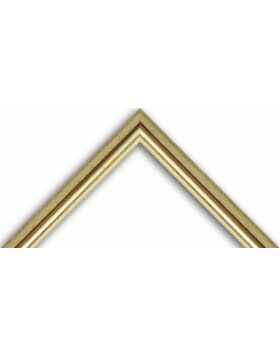 Marco de madera H003 cristal normal 25x38 cm oro