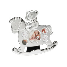 Baby Rahmen "Rocking Horse" 8x10 cm Metall