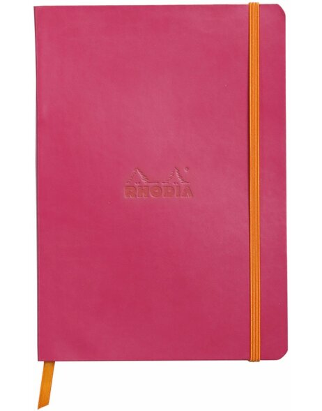 Rhodia Flex cuaderno A5 punto 72 hojas frambuesa