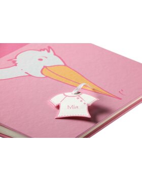 Album Baby rosa "I miei primi giorni" 28x30,5 cm