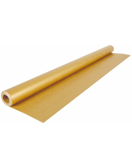 Kraft paper roll 10x0.7 m gold