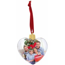 Kerstboom - Hanger Hart voor 1 Foto