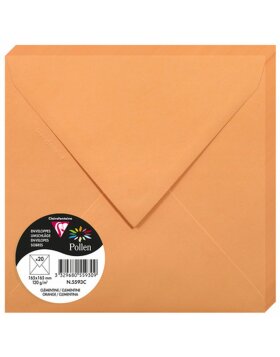 Enveloppen clementine 165x165 mm - 5593c