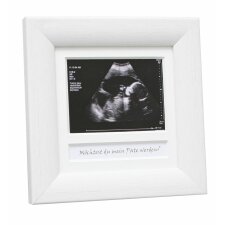 Picture frame for an echography photo 10x10 cm